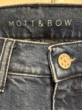 Mott & Bow Women’s Boyfriend Jeans - Dark Blue